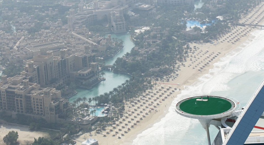 Tiger Woods, golf, Burj Al Arab, Dubai, United Arab Emirates