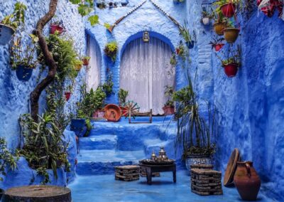 50 Shades of Blue in Morocco