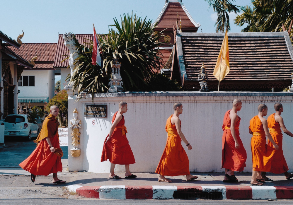 Monks, Chiang Mai