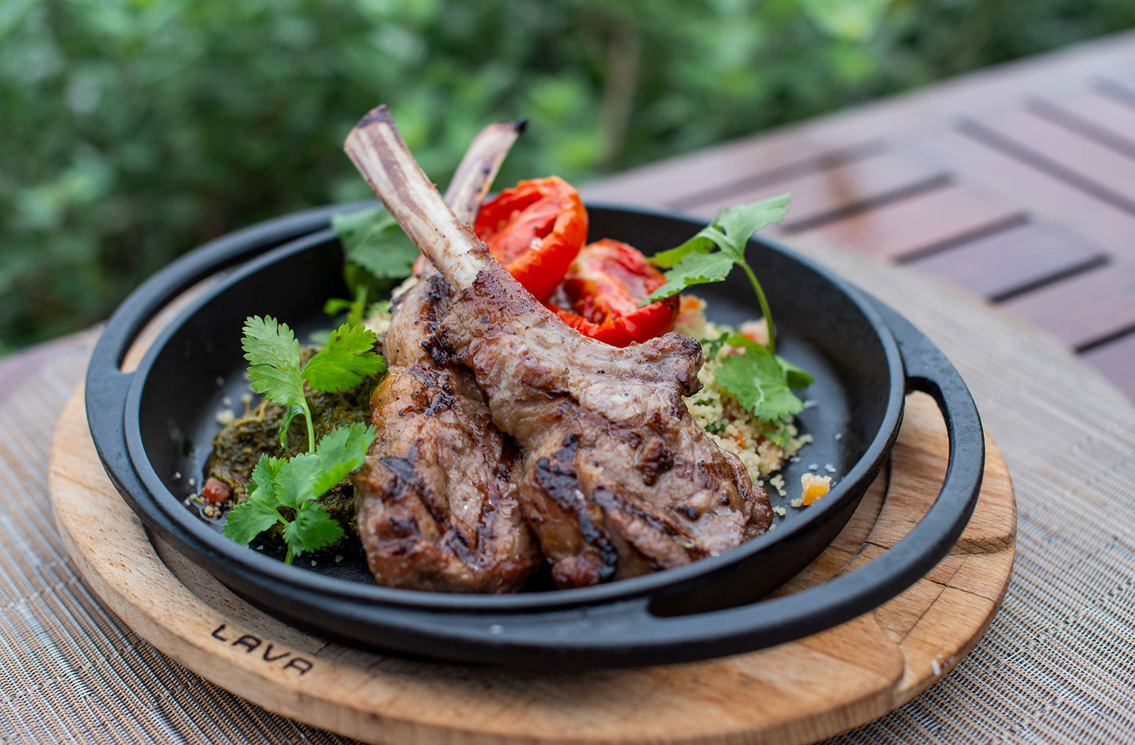 The Nai Harn - Rock Salt - lamb chops