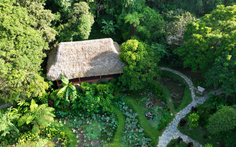 Panhou Retreat -aerial view