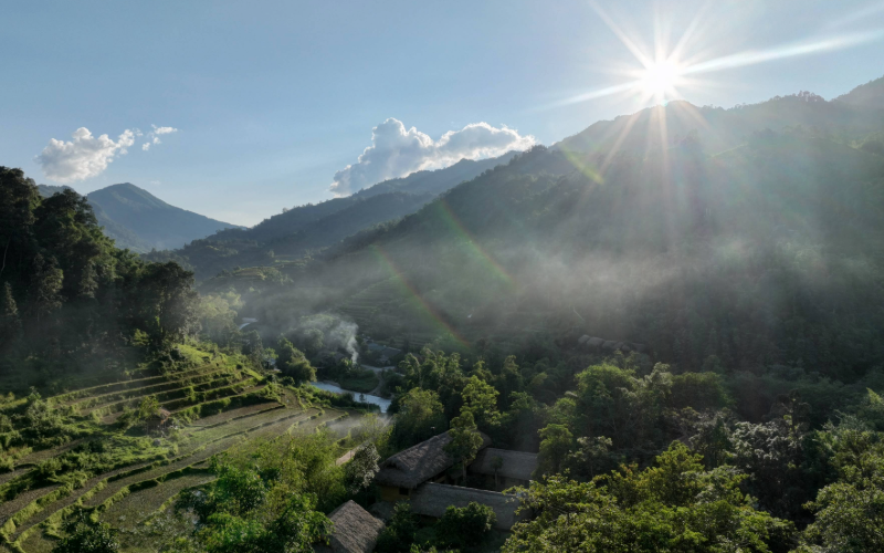 Panhou Retreat - panoramic view